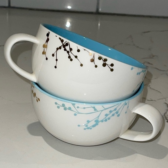[David’s Tea] Simplicity Tea Cups - set of 2 - Winterberry - Picture 3 of 8